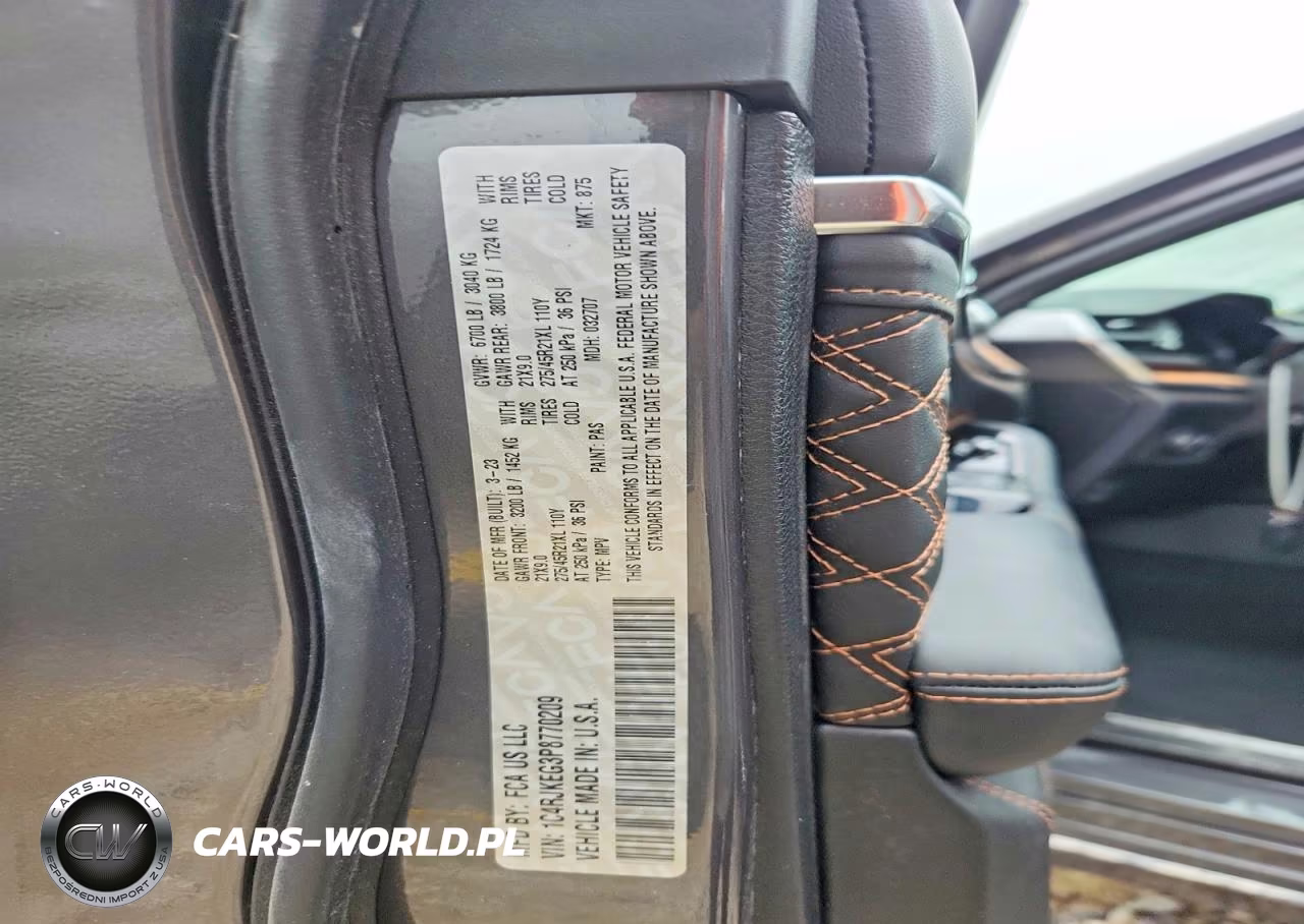 2023 Jeep Grand VIN:1C4RJKEG3P8770209 - 13