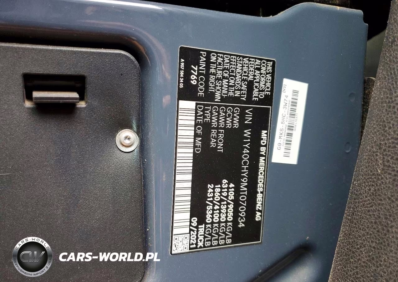 2021 Mercedes-Benz Sprinter 2500 VIN:W1Y40CHY9MT070934 - 13