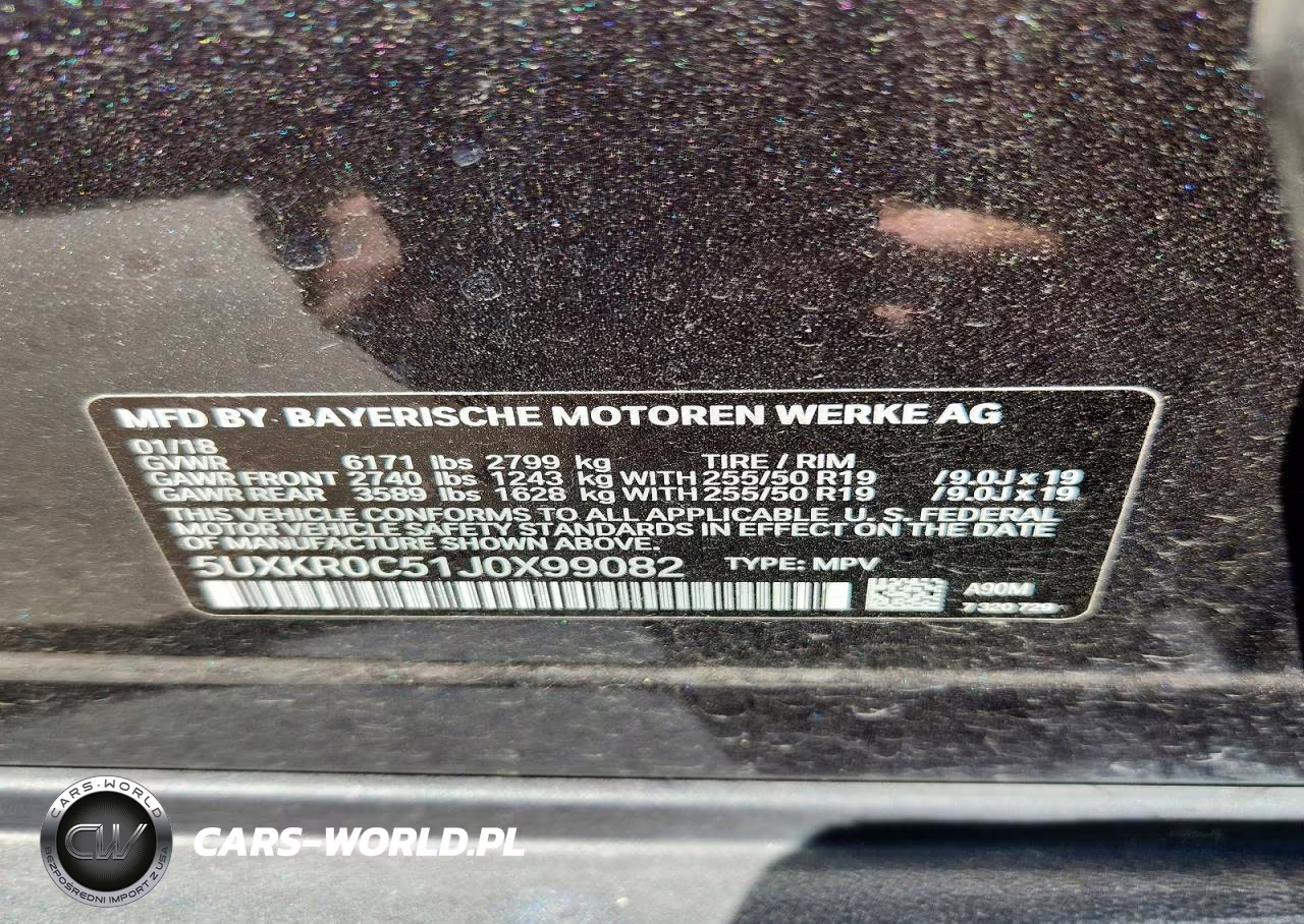 2018 BMW X5 xDrive35I VIN:5UXKR0C51J0X99082 - 12