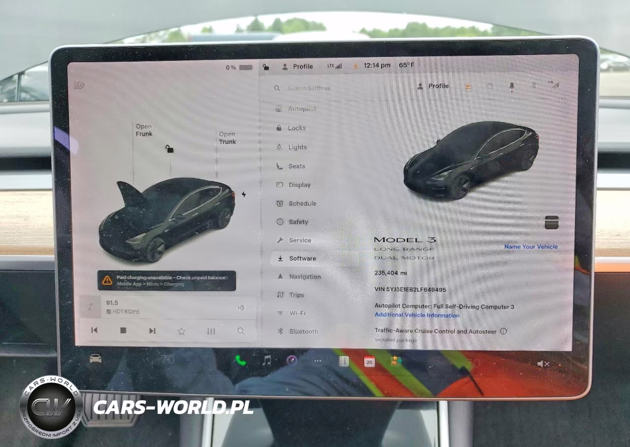 2020 Tesla Model 3 VIN:5YJ3E1EB2LF649495 - 9