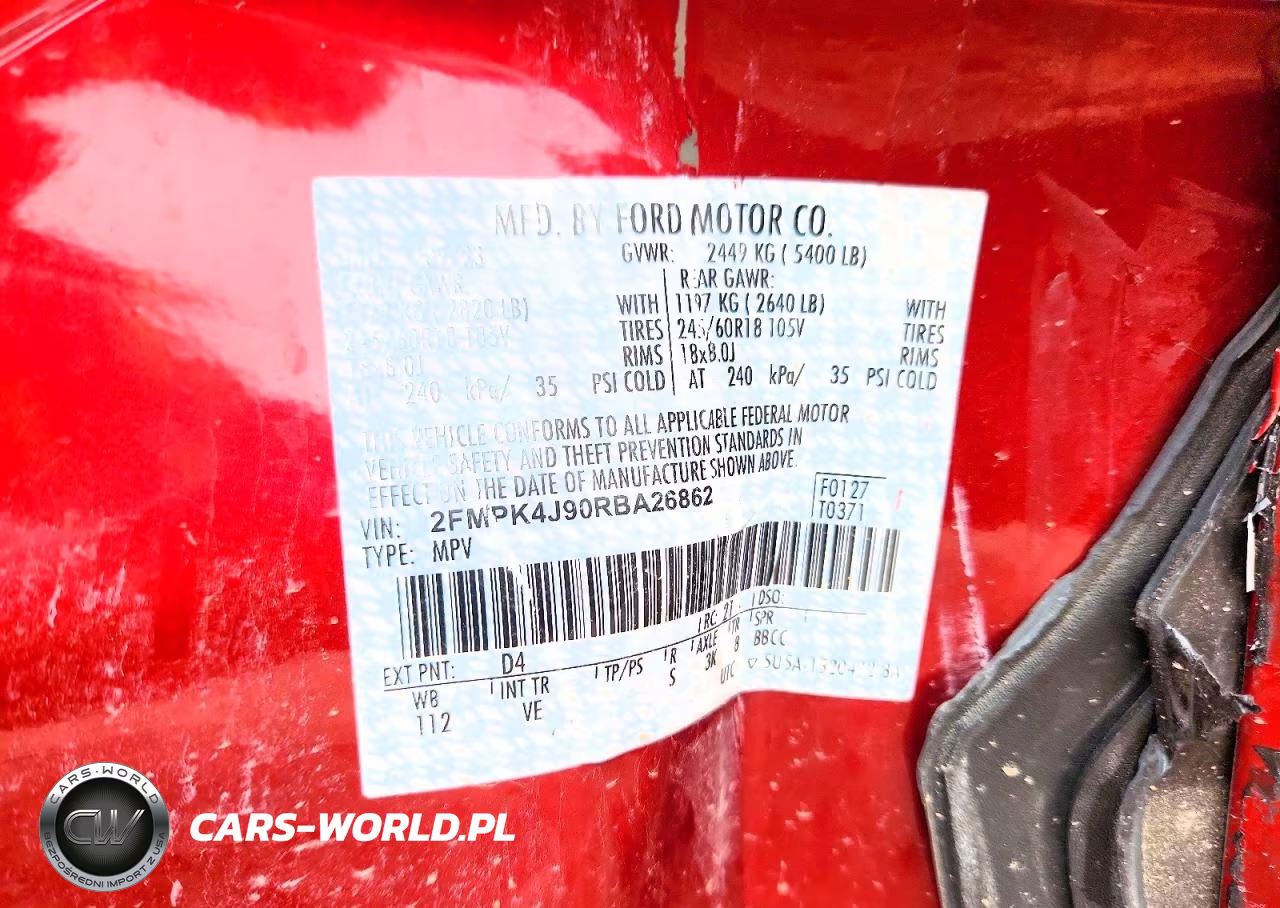 2024 Ford Edge Sel VIN:2FMPK4J90RBA26862 - 14