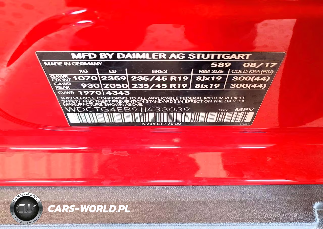 2018 Mercedes-Benz Gla 250 VIN:WDCTG4EB9JJ433039 - 12