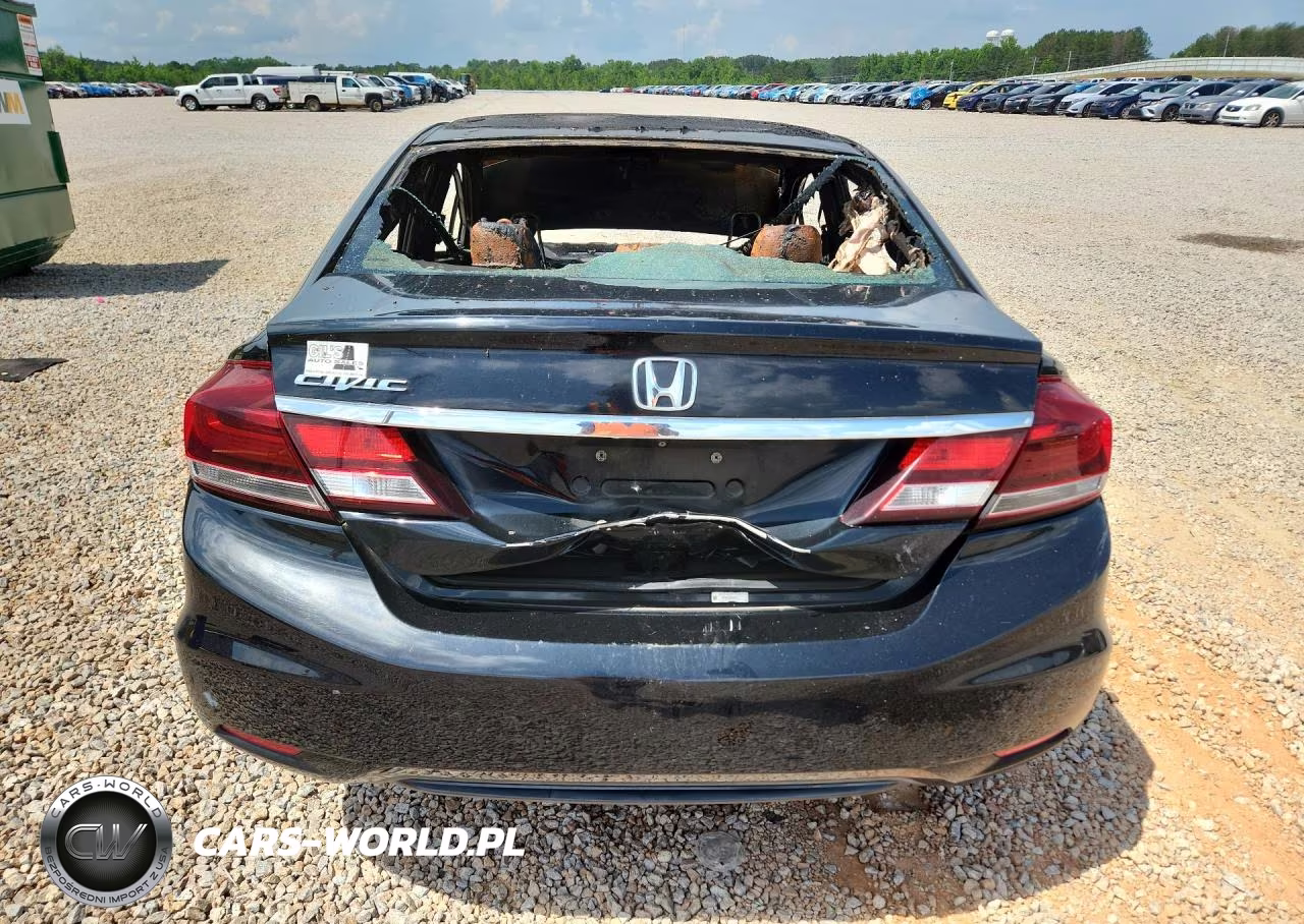 2013 Honda Civic Lx VIN:2HGFB2F5XDH560615 - 6