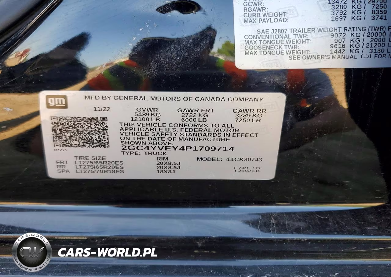 2023 Chevrolet Silverado K3500 High Country VIN:2GC4YVEY4P1709714 - 13