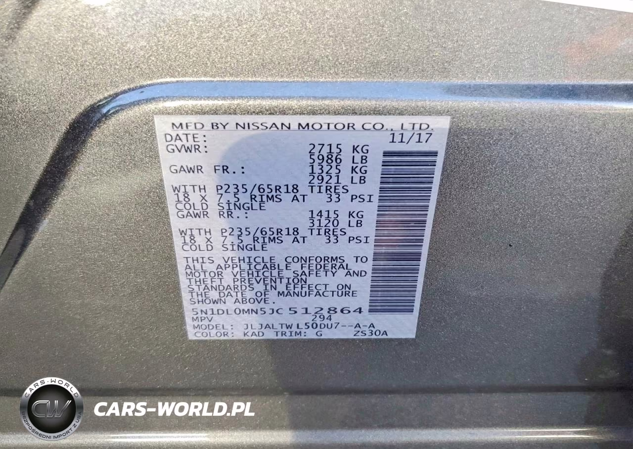 2018 Infiniti Qx60 Base VIN:5N1DL0MN5JC512864 - 12