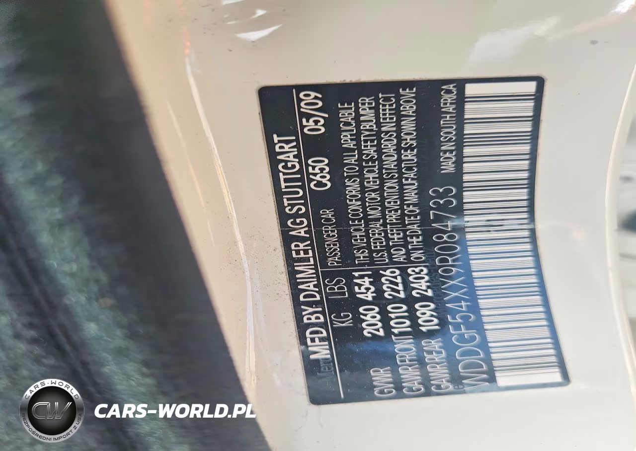 2009 Mercedes-Benz C 300 VIN:WDDGF54XX9R084733 - 12
