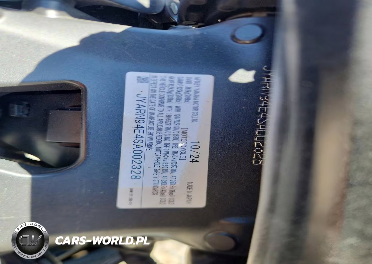 2025 Yamaha Mt09 VIN:JYARN94E4SA002328 - 10