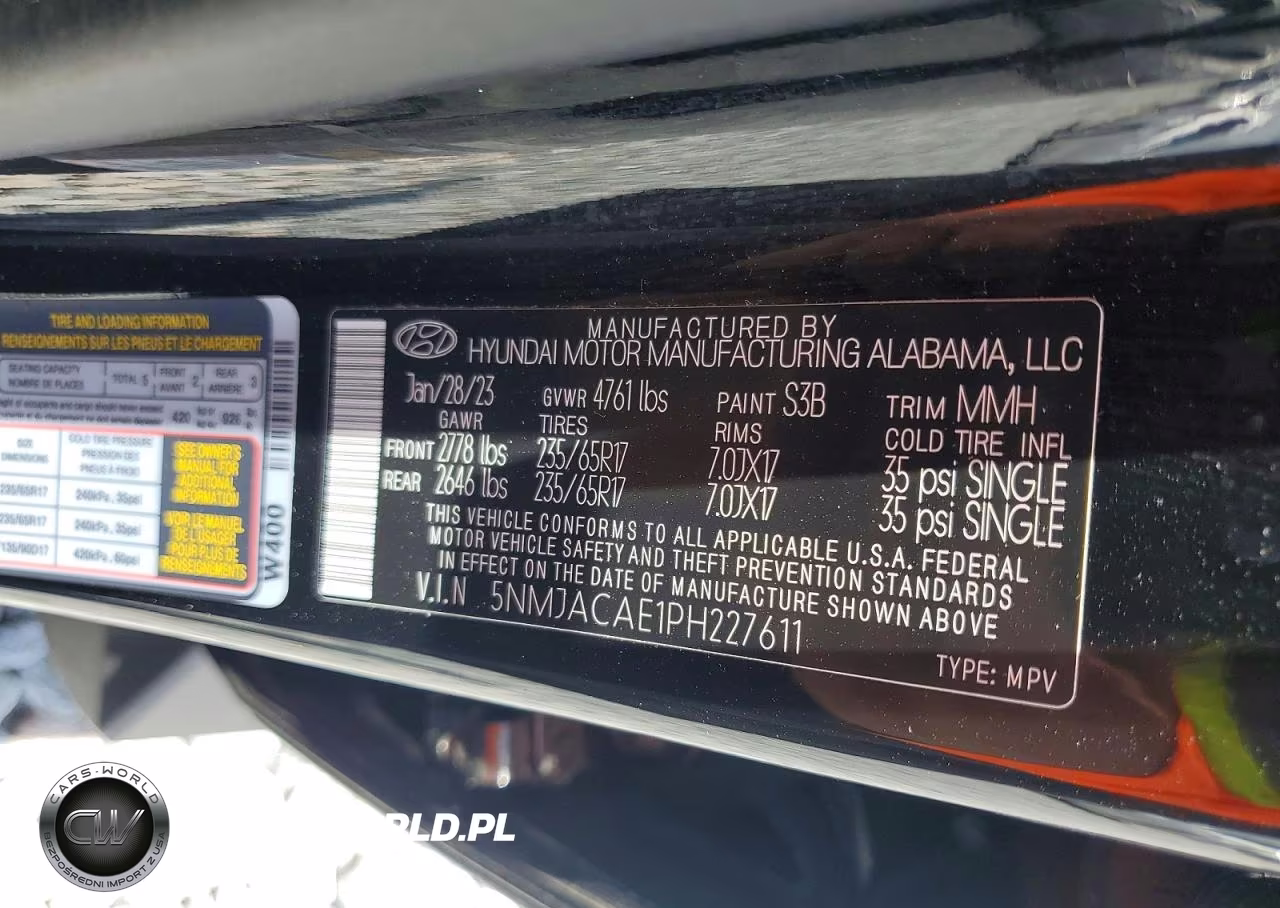 2023 Hyundai Tucson Se VIN:5NMJACAE1PH227611 - 13
