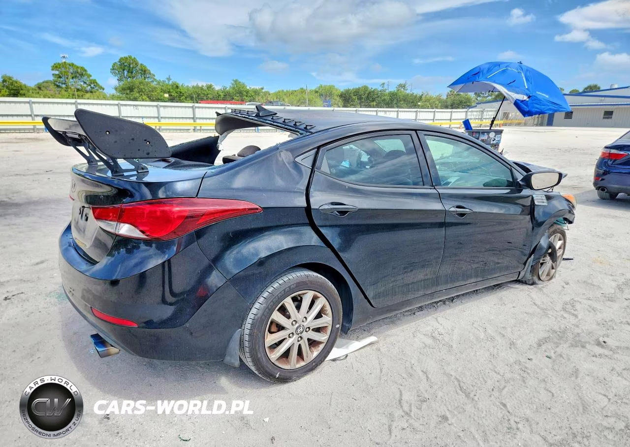 2014 Hyundai Elantra Se VIN:5NPDH4AE8EH459654 - 3