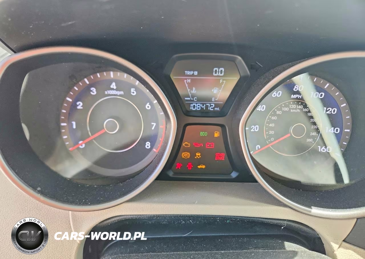 2014 Hyundai Elantra Se VIN:5NPDH4AE8EH459654 - 9