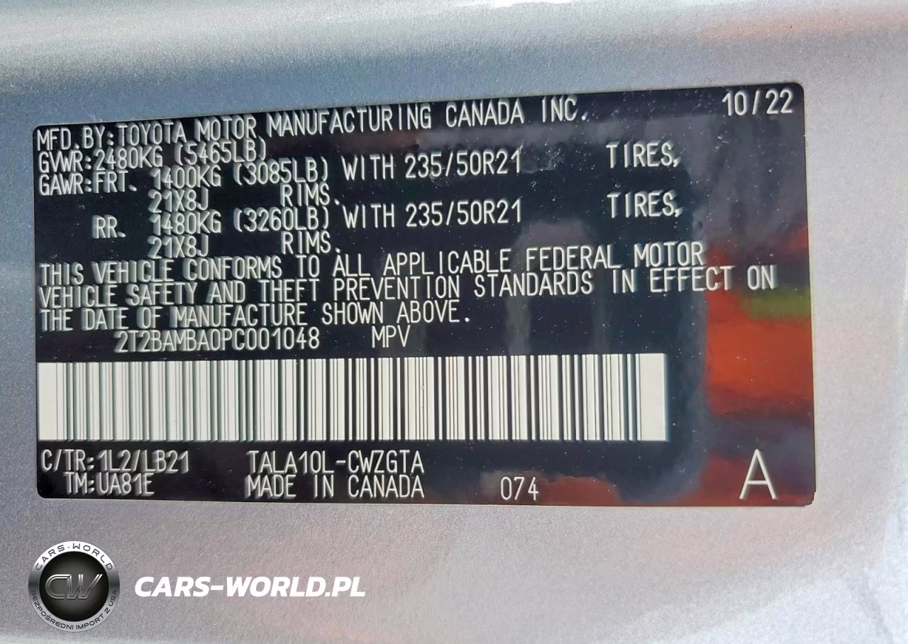 2023 Lexus Rx 350 Premium+ VIN:2T2BAMBA0PC001048 - 13