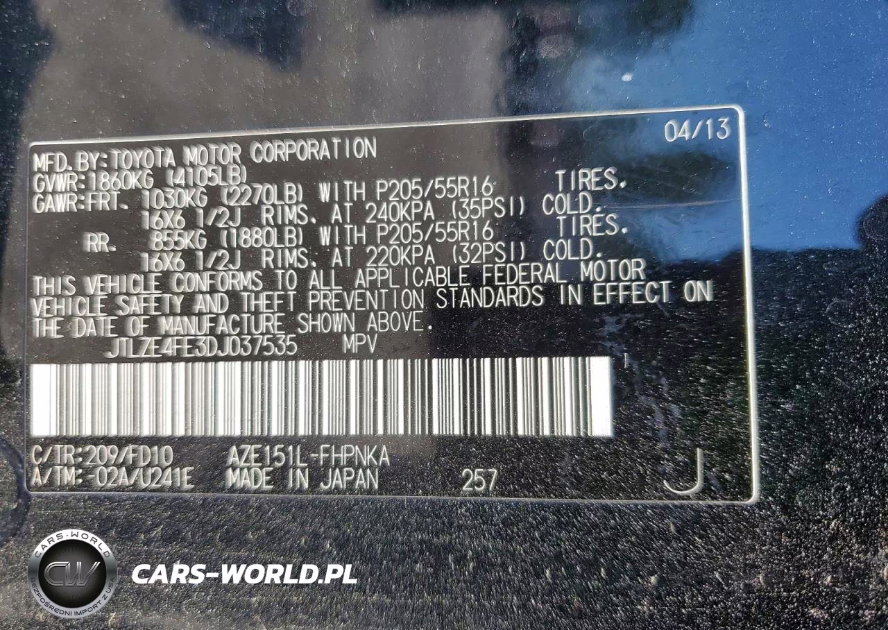 2013 Scion Xb Base VIN:JTLZE4FE3DJ037535 - 13