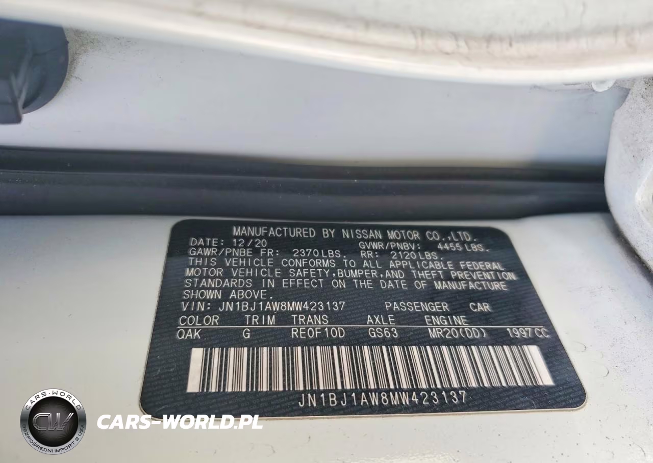 2021 Nissan Rogue Sport S VIN:JN1BJ1AW8MW423137 - 13