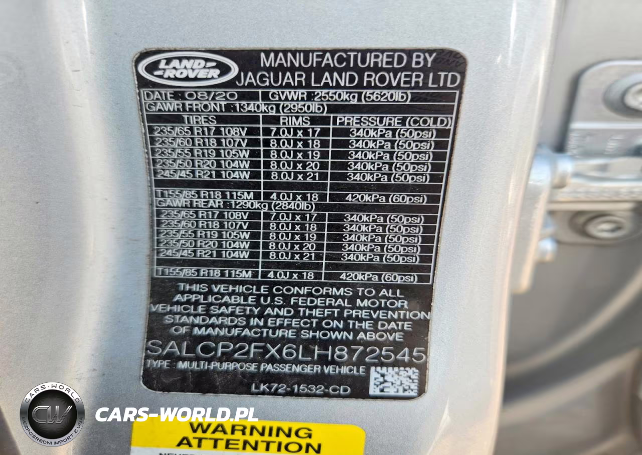 2020 Land Rover Discovery Sport Se VIN:SALCP2FX6LH872545 - 12