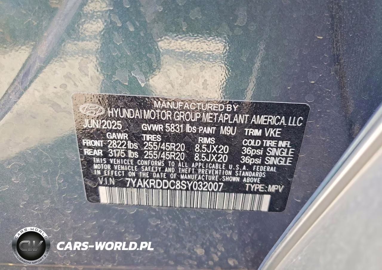 2025 Hyundai Ioniq 5 Limited VIN:7YAKRDDC8SY032007 - 14