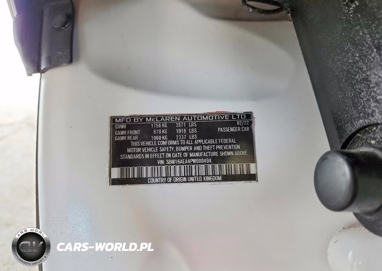 2023 Mclaren Automotive Artura VIN:SBM16AEA4PW000494 - 12