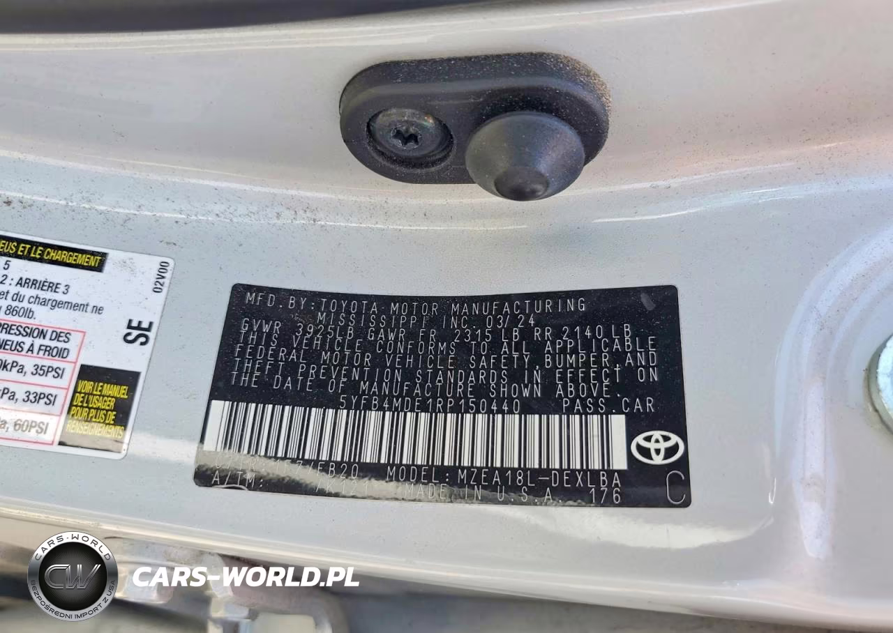 2024 Toyota Corolla VIN:5YFB4MDE1RP150440 - 12