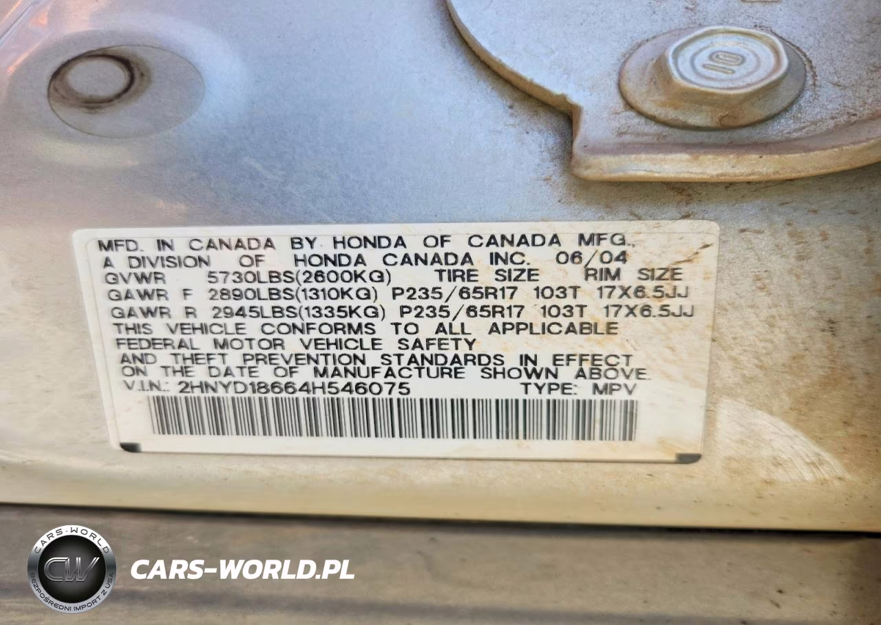 2004 Acura Mdx Touring VIN:2HNYD18664H546075 - 13
