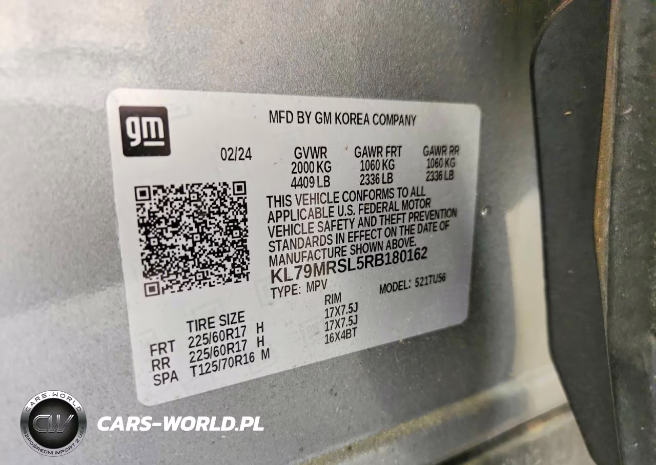 2024 Chevrolet Trailblazer Lt VIN:KL79MRSL5RB180162 - 12