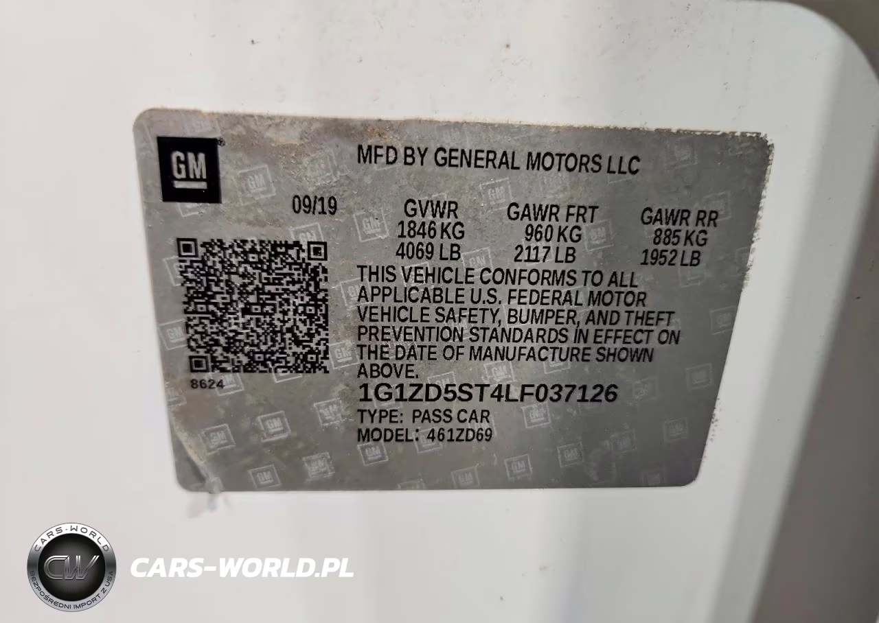 2020 Chevrolet Malibu Lt VIN:1G1ZD5ST4LF037126 - 12