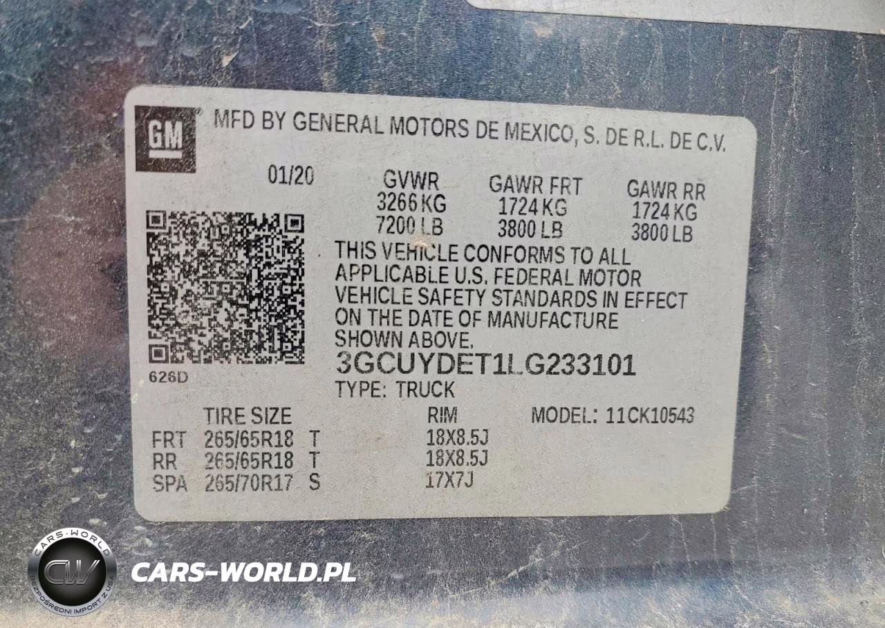 2020 Chevrolet Silverado K1500 Lt VIN:3GCUYDET1LG233101 - 13