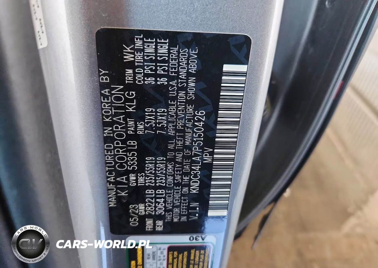2023 Kia Ev6 Wind VIN:KNDC34LA7P5150426 - 12