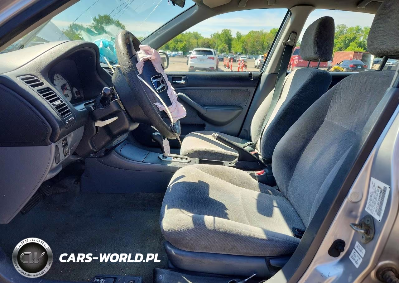2002 Honda Civic Lx VIN:2HGES16572H610860 - 7