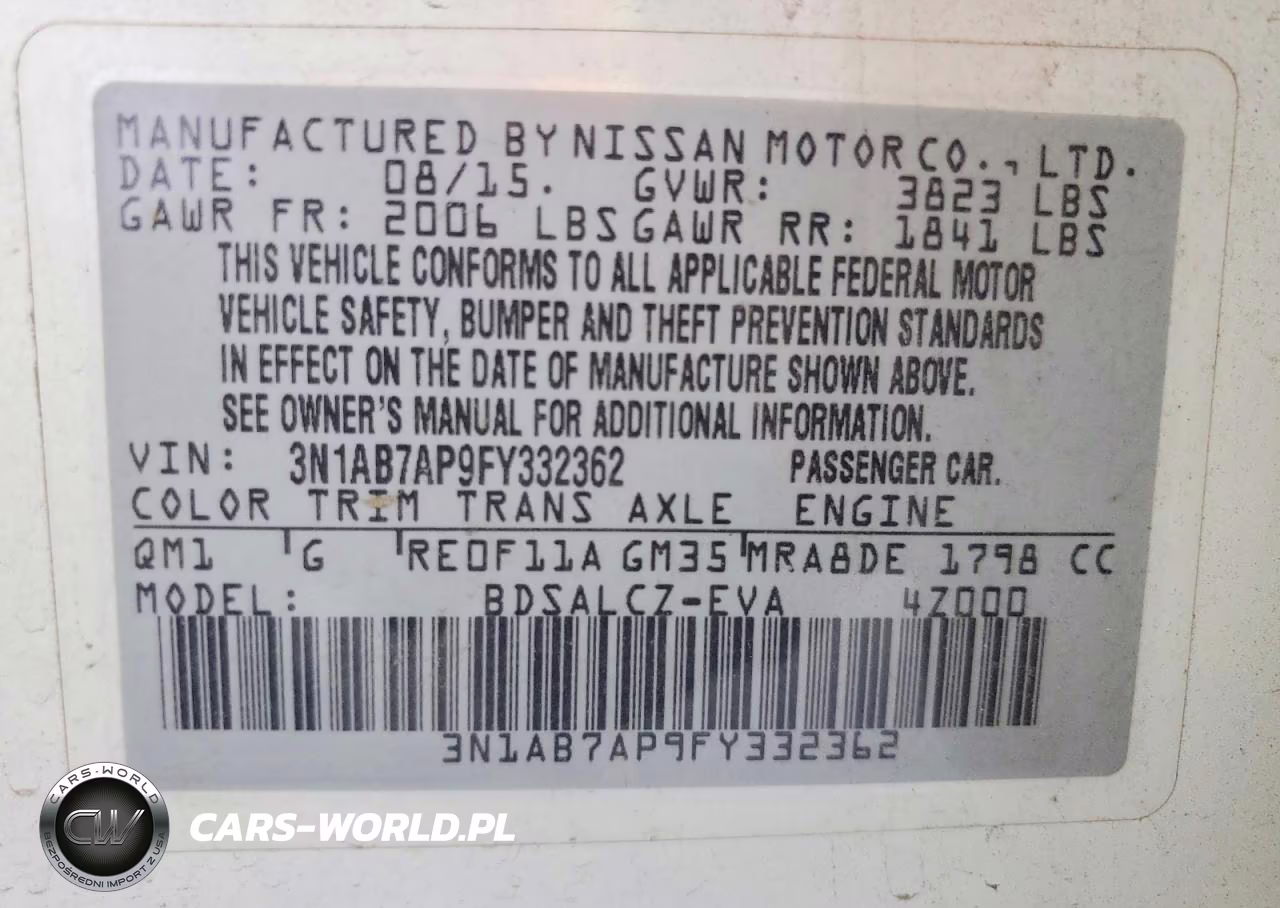 2015 Nissan Sentra S VIN:3N1AB7AP9FY332362 - 12