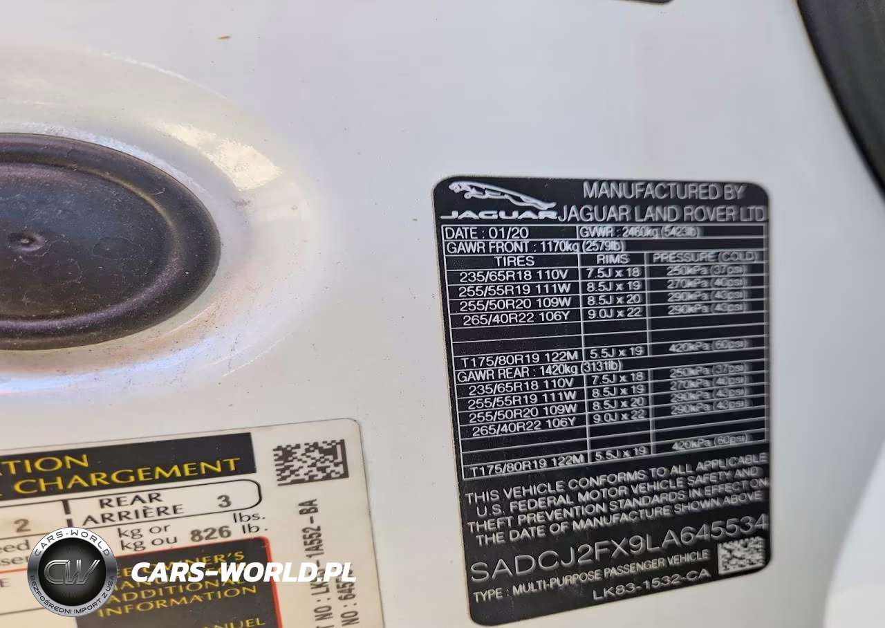 2020 Jaguar F-Pace Premium VIN:SADCJ2FX9LA645534 - 13