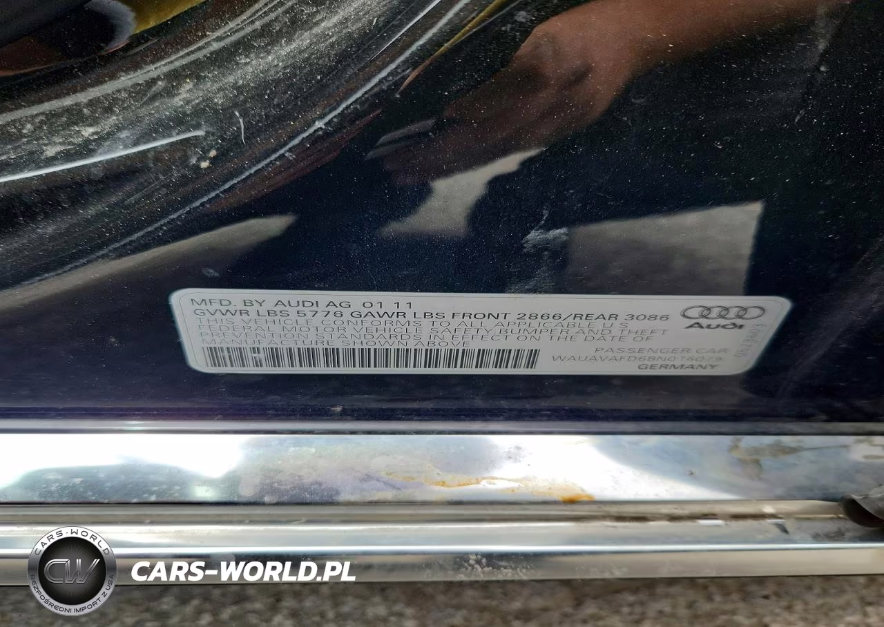 2011 Audi A8 Quattro VIN:WAUAVAFD6BN016079 - 12