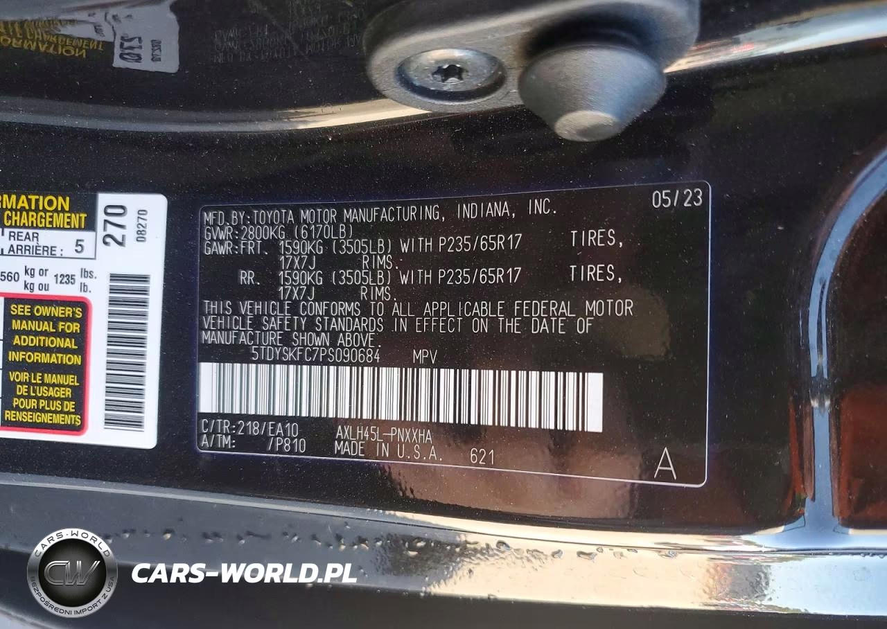 2023 Toyota Sienna Xle VIN:5TDYSKFC7PS090684 - 14