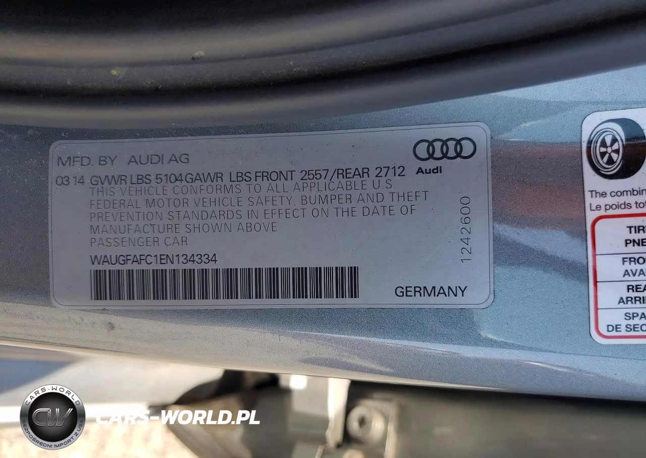 2014 Audi A6 Premium Plus VIN:WAUGFAFC1EN134334 - 12