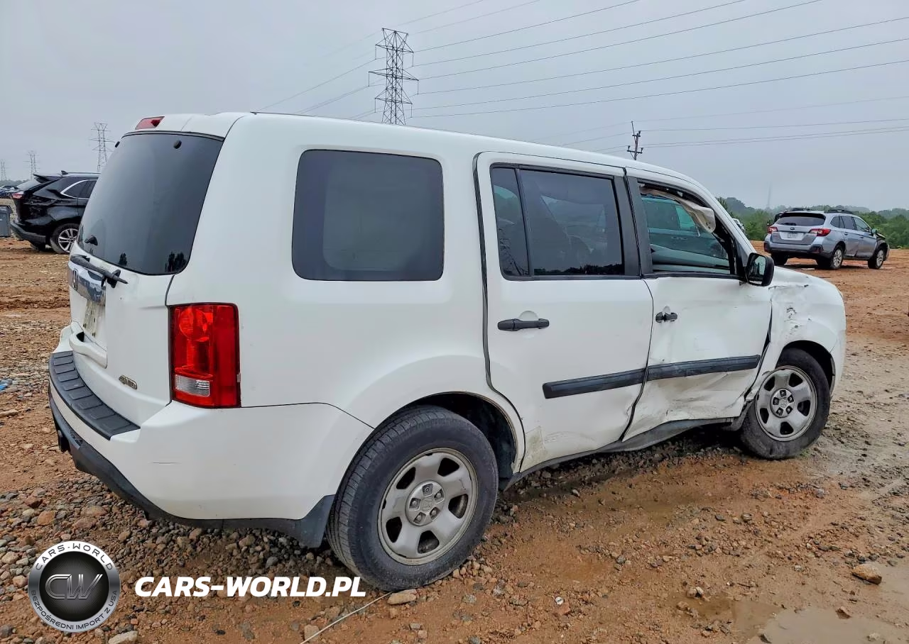 2014 Honda Pilot Lx VIN:5FNYF4H23EB022176 - 3