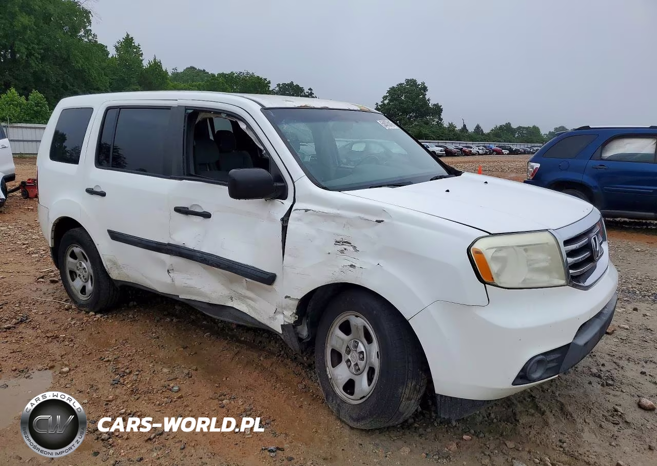 2014 Honda Pilot Lx VIN:5FNYF4H23EB022176 - 4