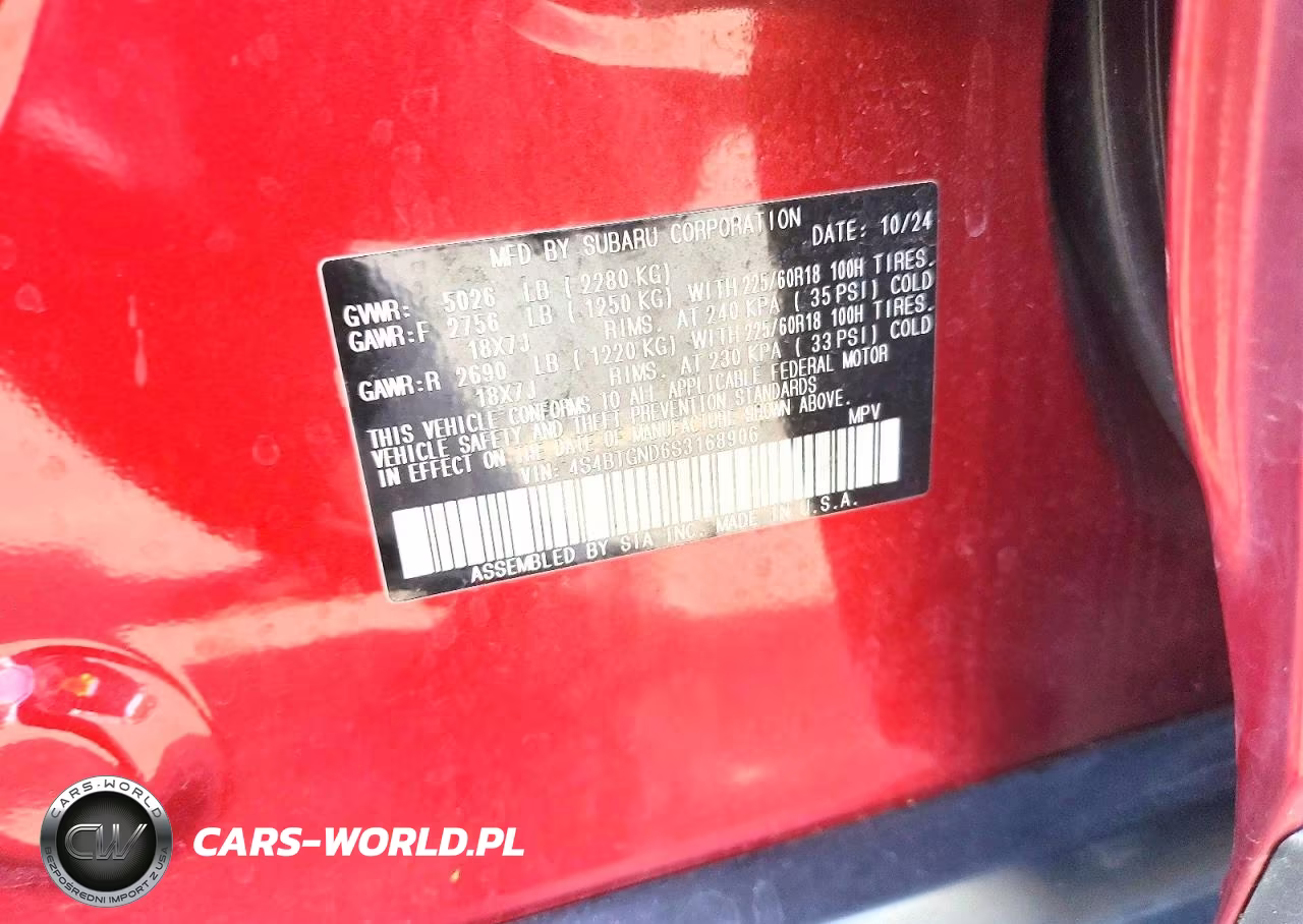 2025 Subaru Outback Limited Xt VIN:4S4BTGND6S3168906 - 12