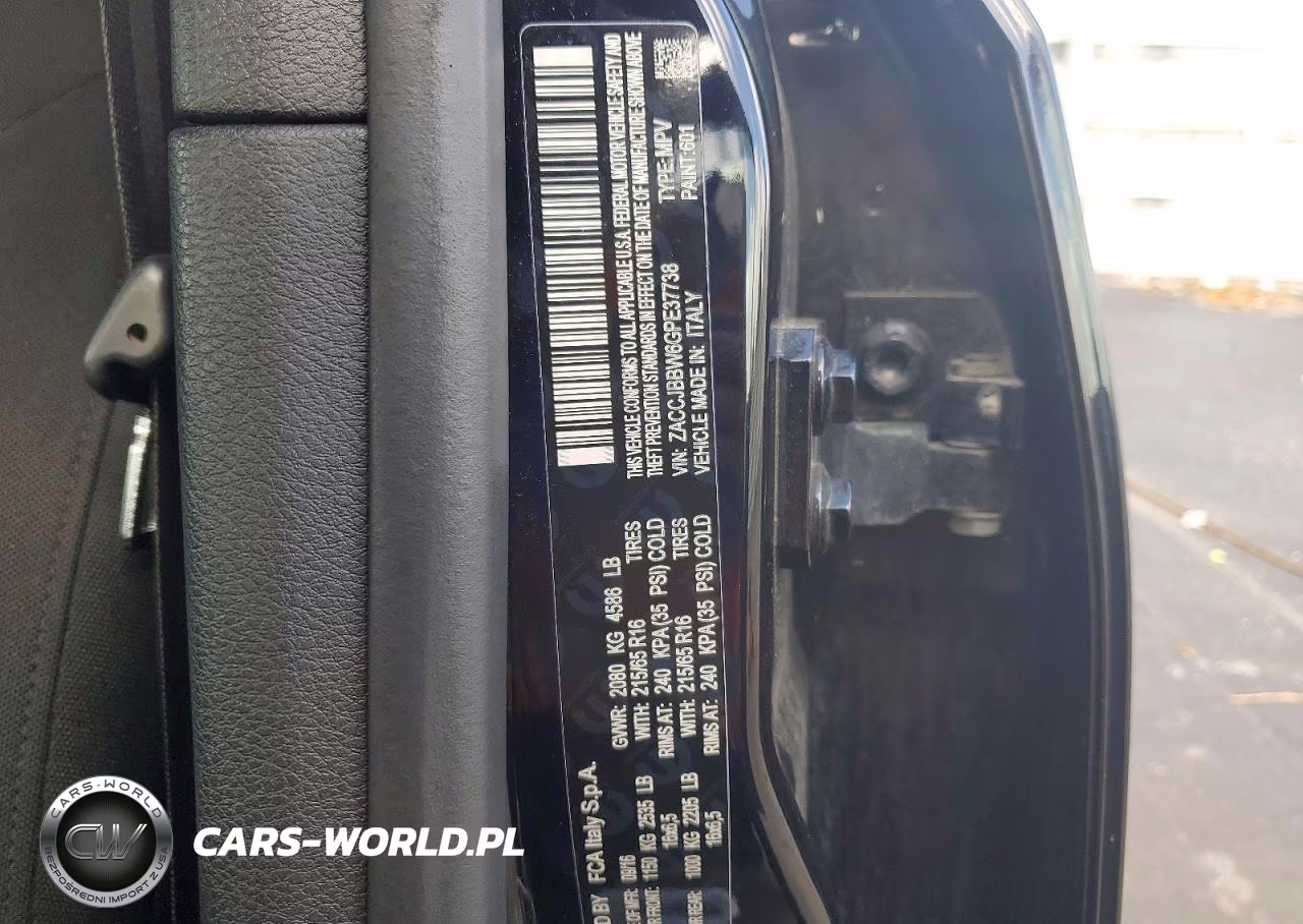 2016 Jeep Renegade Latitude VIN:ZACCJBBW6GPE37738 - 12