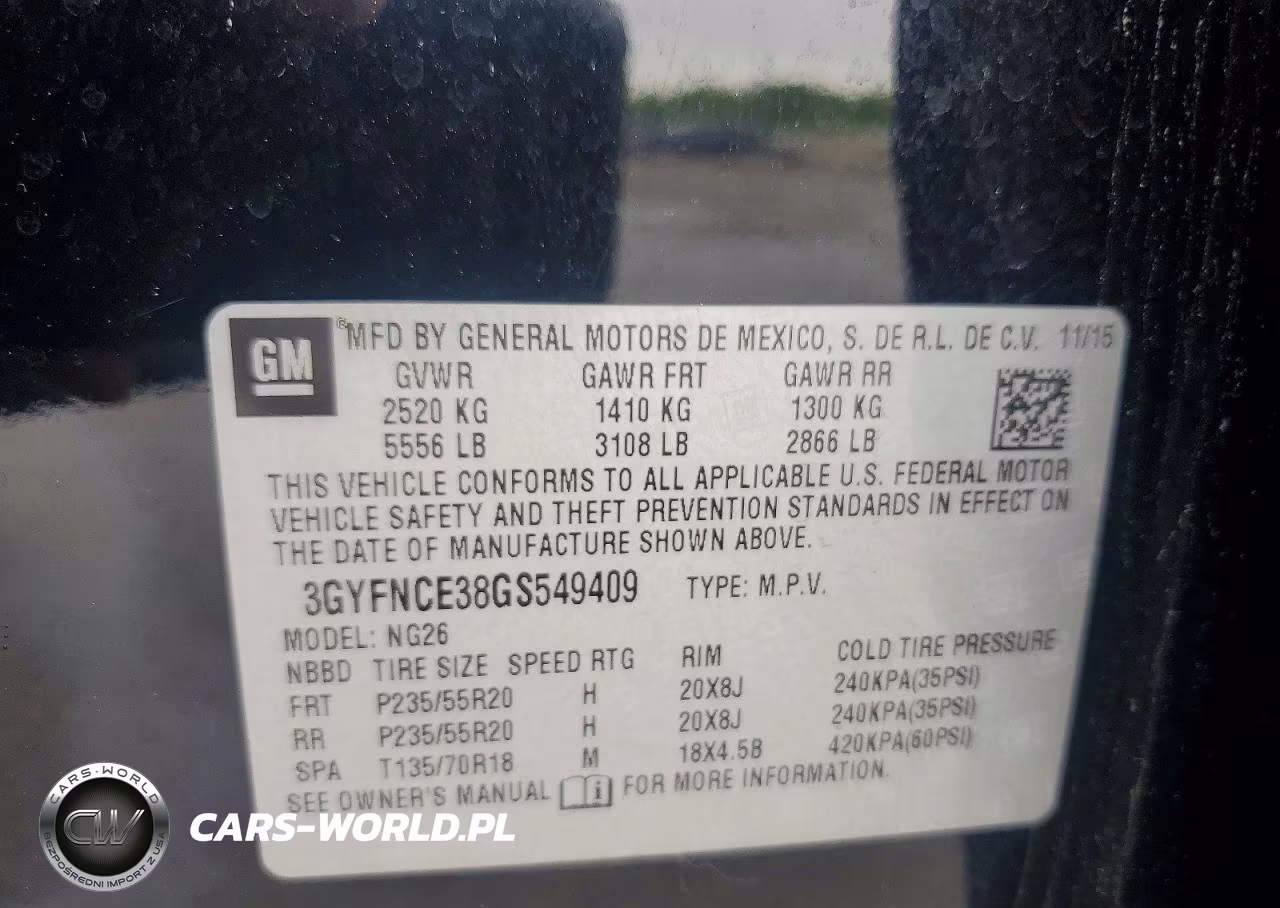 2016 Cadillac Srx Performance Collection VIN:3GYFNCE38GS549409 - 13