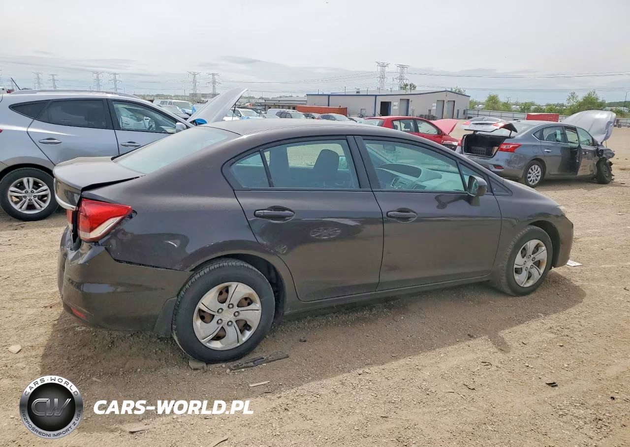 2014 Honda Civic Lx VIN:2HGFB2F52EH527609 - 3