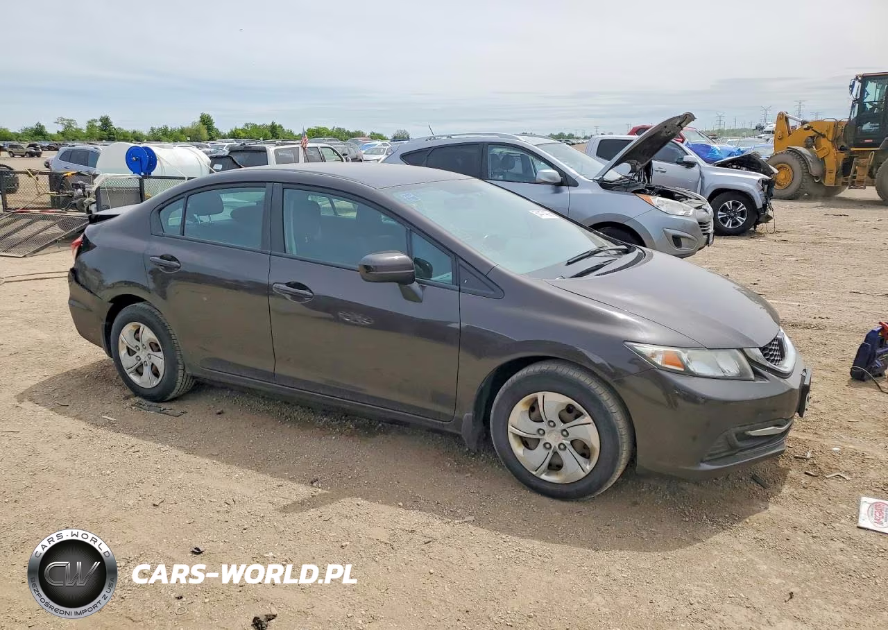 2014 Honda Civic Lx VIN:2HGFB2F52EH527609 - 4
