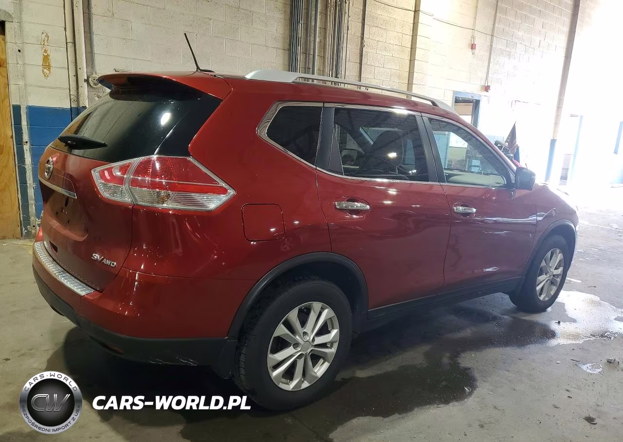 2015 Nissan Rogue Sv VIN:KNMAT2MV1FP509382 - 3