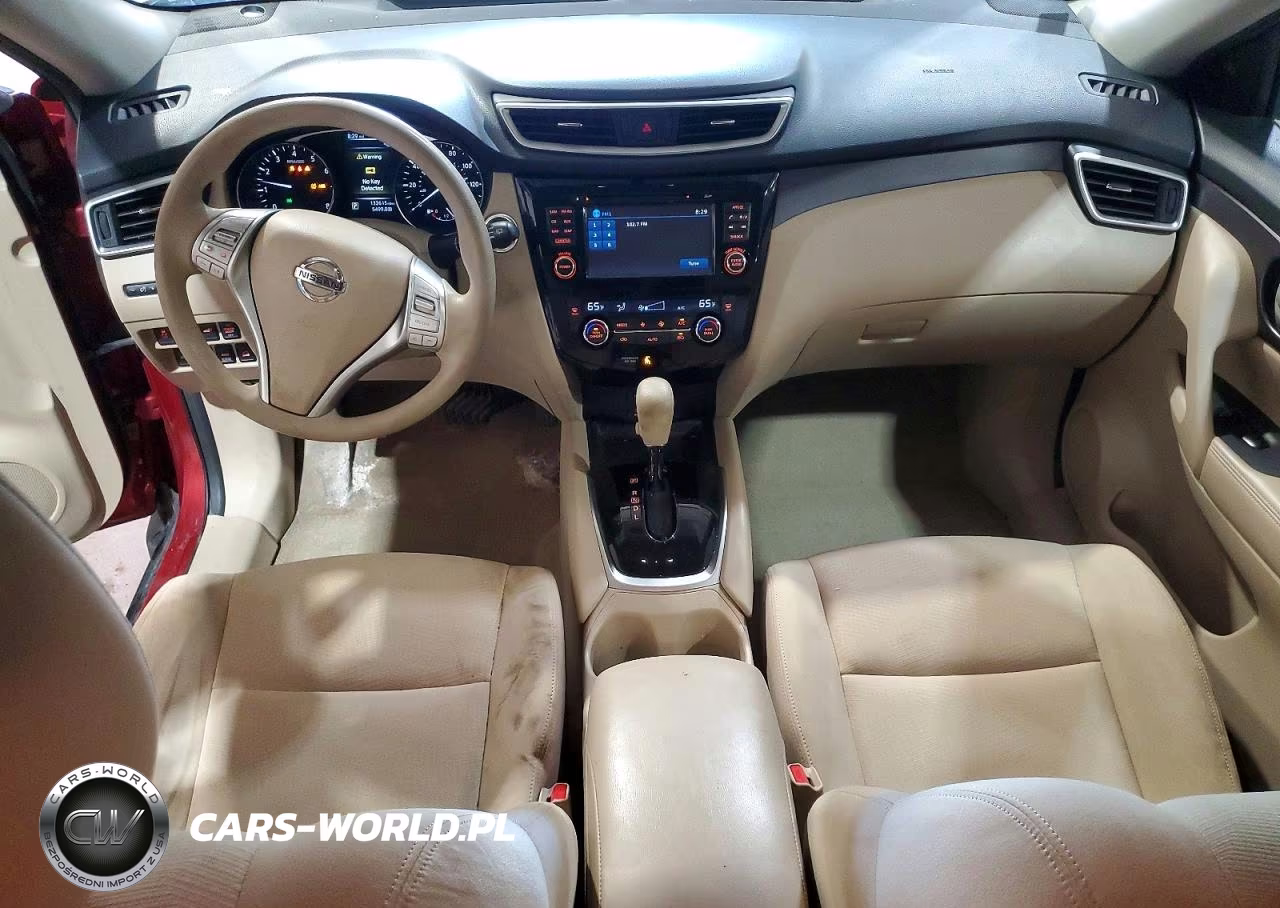 2015 Nissan Rogue Sv VIN:KNMAT2MV1FP509382 - 8