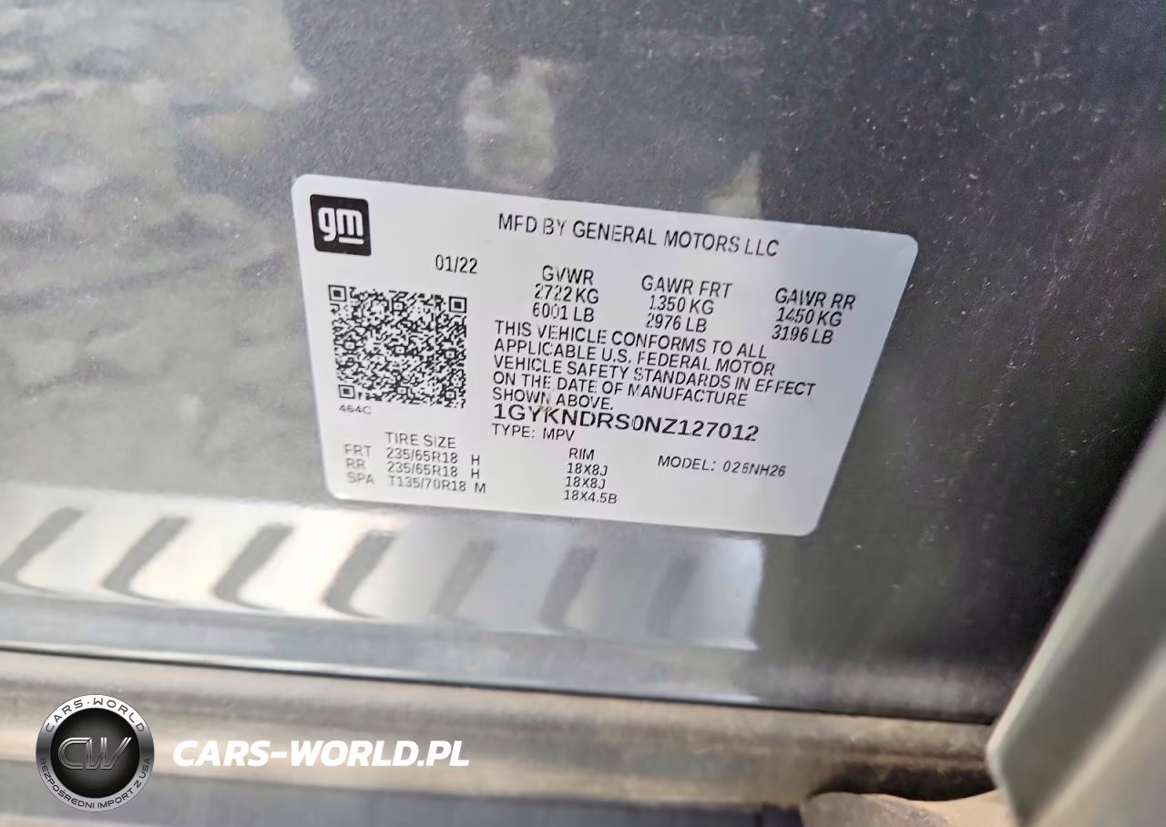 2022 Cadillac Xt5 Premium Luxury VIN:1GYKNDRS0NZ127012 - 13