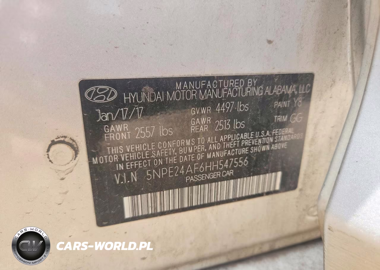 2017 Hyundai Sonata Se VIN:5NPE24AF6HH547556 - 13