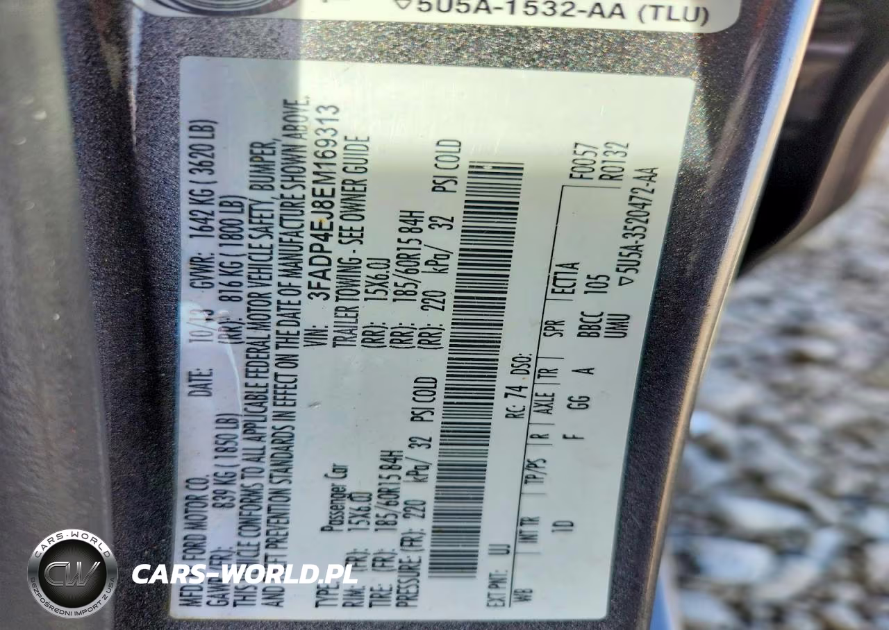 2014 Ford Fiesta Se VIN:3FADP4EJ8EM169313 - 13