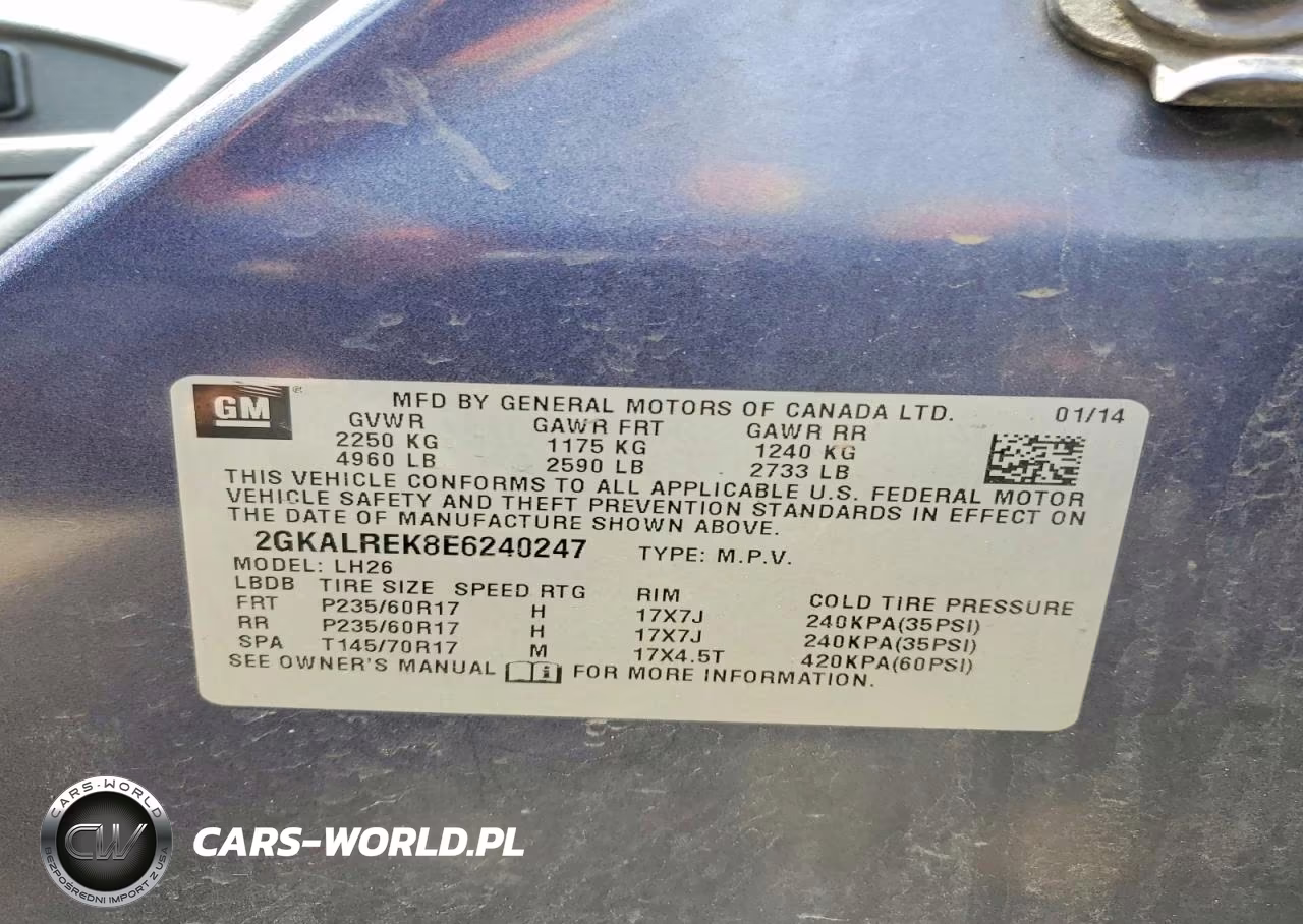 2014 GMC Terrain Sle VIN:2GKALREK8E6240247 - 13