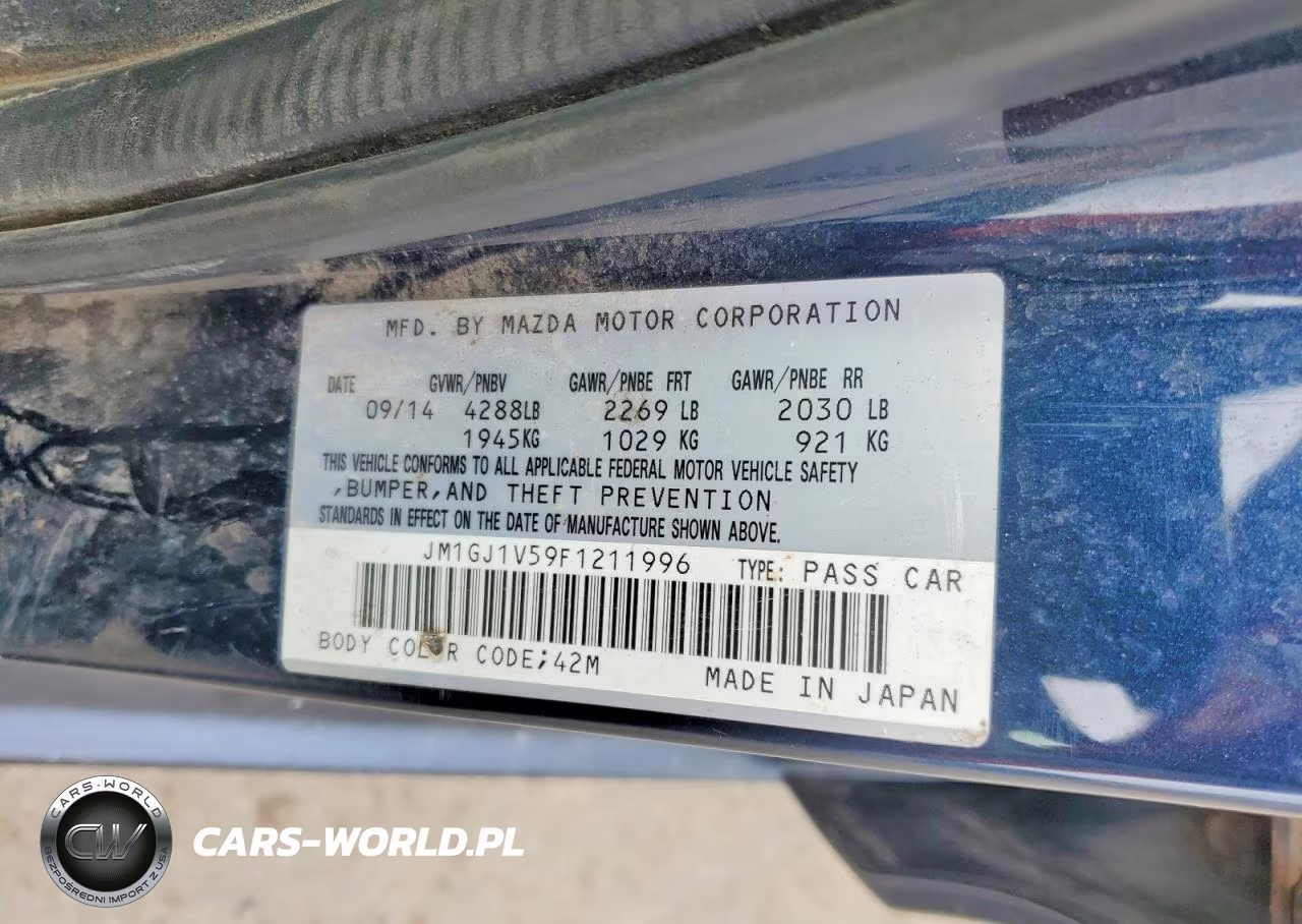 2015 Mazda 6 Touring VIN:JM1GJ1V59F1211996 - 12