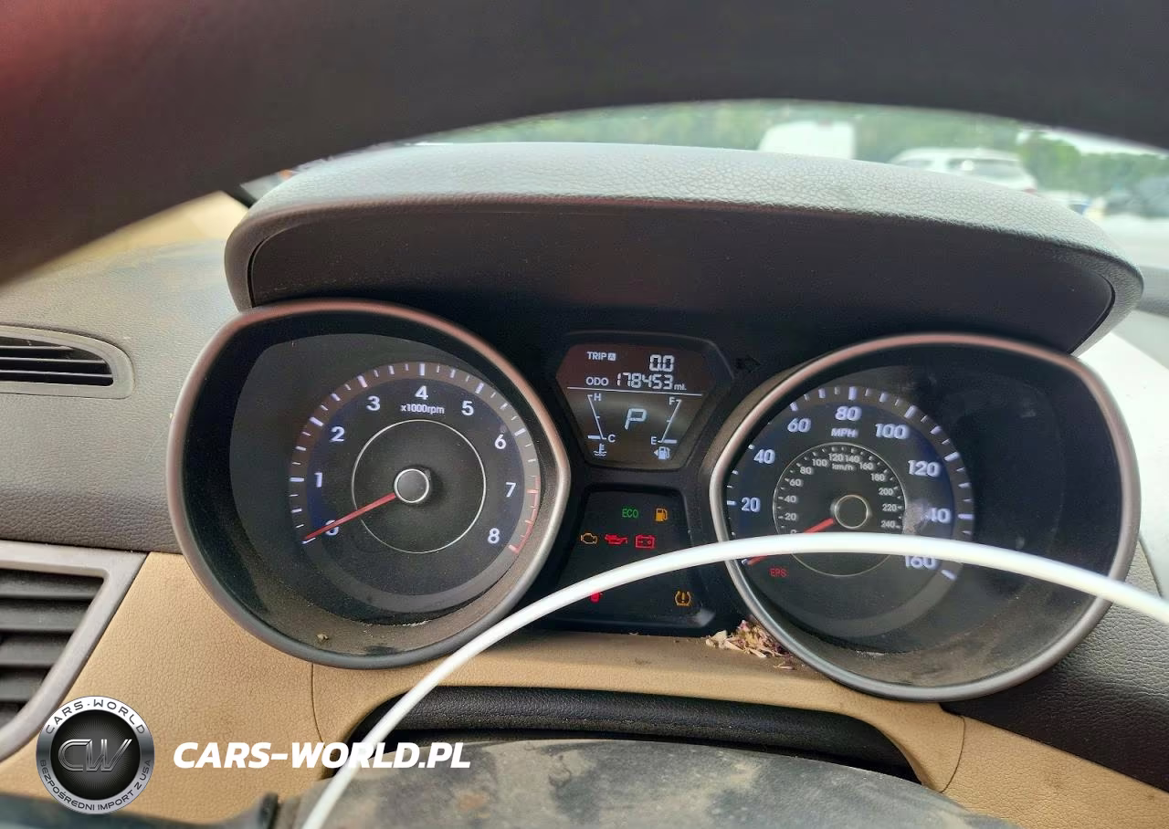 2013 Hyundai Elantra Gls VIN:5NPDH4AE3DH387616 - 9