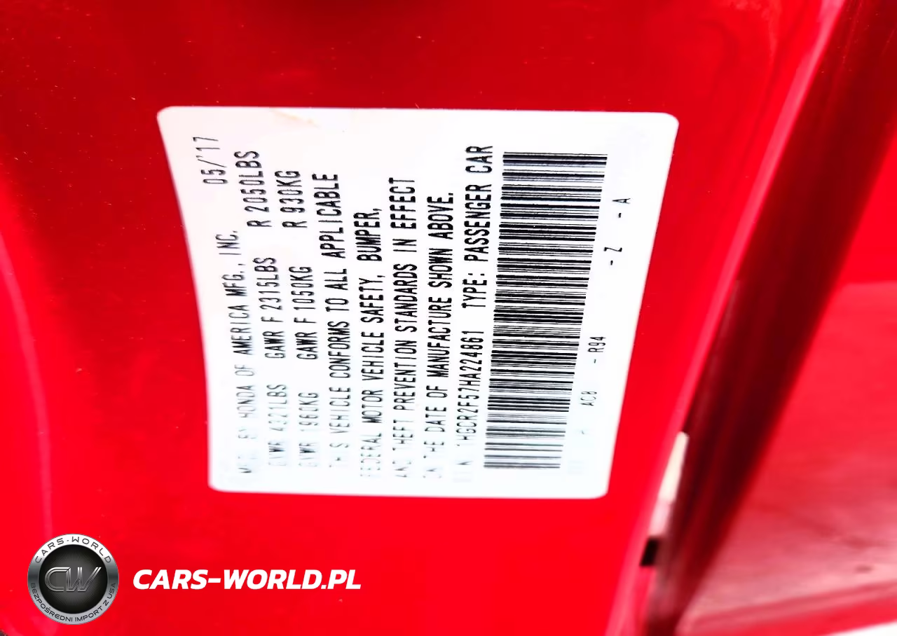 2017 Honda Accord Sport VIN:1HGCR2F57HA224861 - 12