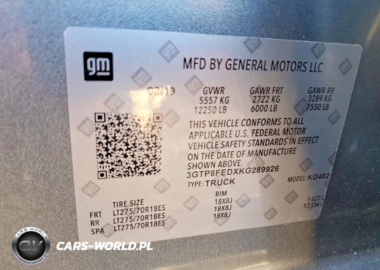 2019 GMC Sierra K1500 Denali VIN:1GTU9FED3KZ416872 - 12