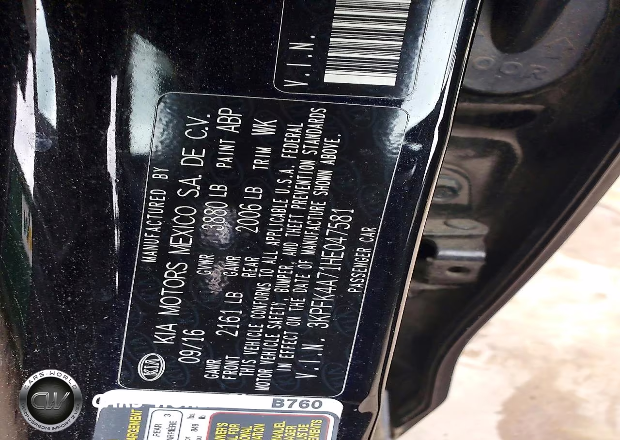 2017 Kia Forte Lx VIN:3KPFK4A71HE047581 - 12